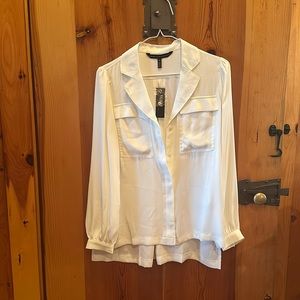 LS Pocket Soft Shirt. Color - Ecru  Size - XS. New with tags.